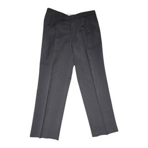 VTG Levis Travelers Dress Slacks Pants Mens 38X32 Poly Wool blend Pleated Gray